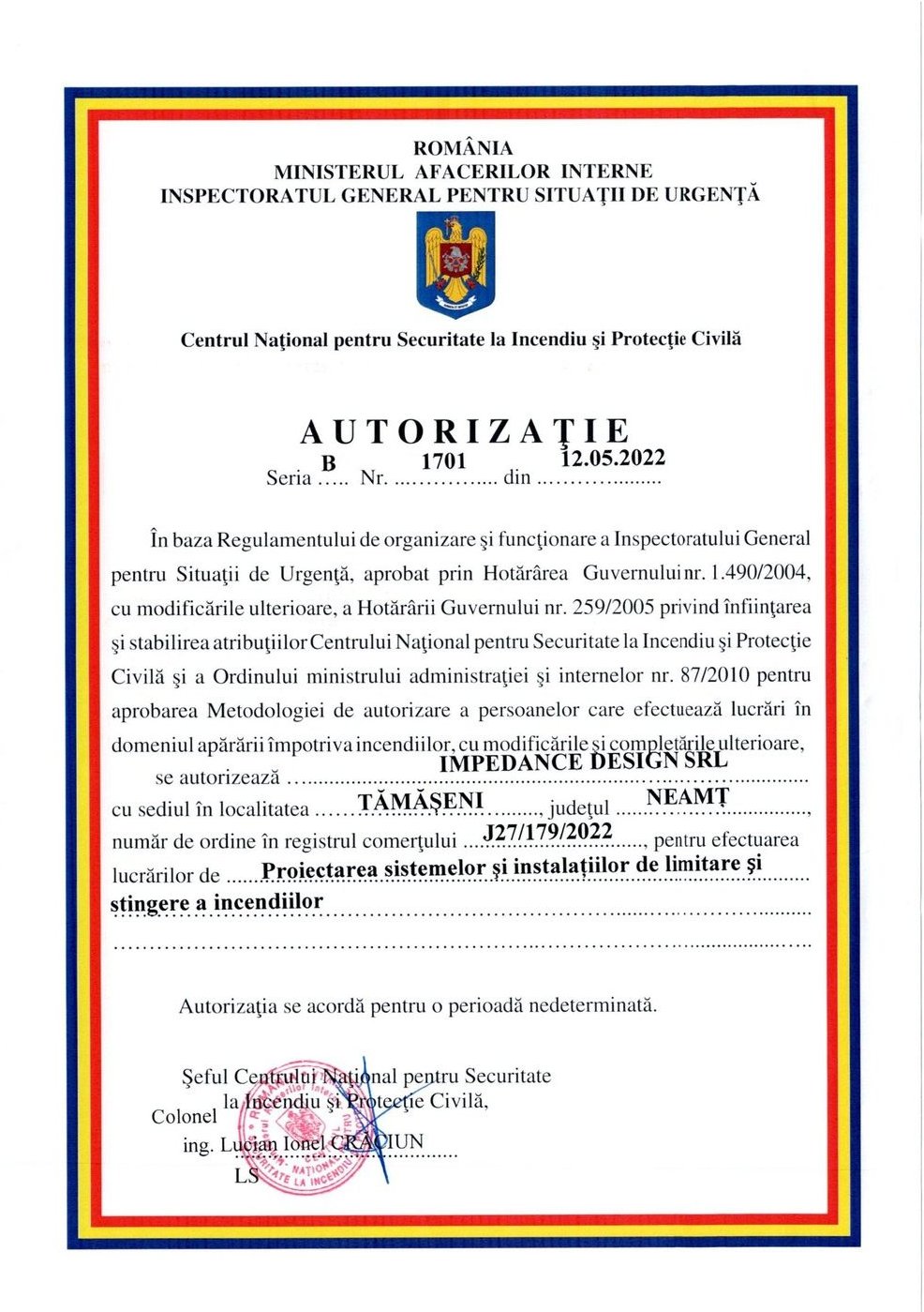 IGSU - Limitare și stingere a incendiilor